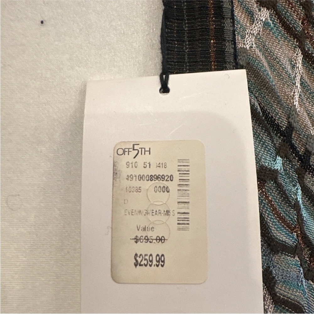 Missoni Chic Metallic Multicolor Patterned Dress … - image 6